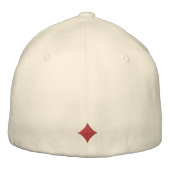 Diamanten stickten Hut (Rückseite)