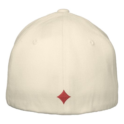 Diamanten stickten Hut (Rückseite)