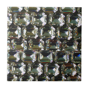 Diamanten Strasssteine elegante Edelsteine Muster Fliese