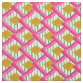 Diamanten Streifen Wasserfarbmuster Stoff (Muster)