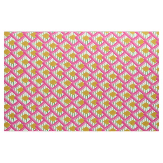 Diamanten Streifen Wasserfarbmuster Stoff (Fat Quarter (45,7 x 55,9 cm))