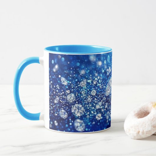Diamanten-Tasse Tasse (Mit Donut)