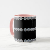 Diamanten-Tasse Tasse (Vorderseite Links)