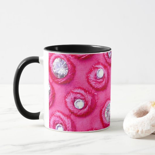 Diamanten-Tasse Tasse (Mit Donut)