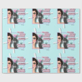 Diamanten u. Martinis PACKPAPIER (Flach)