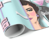 Diamanten u. Martinis PACKPAPIER (Rolleneckpunkt)