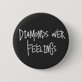Diamanten über Gefühl Button (Vorderseite)