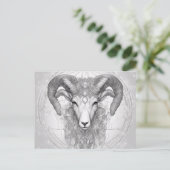 Diamanten und Aries im April Postkarte (Stehend Vorderseite)