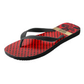 Diamanten und Blume Badesandalen (Schrägansicht)