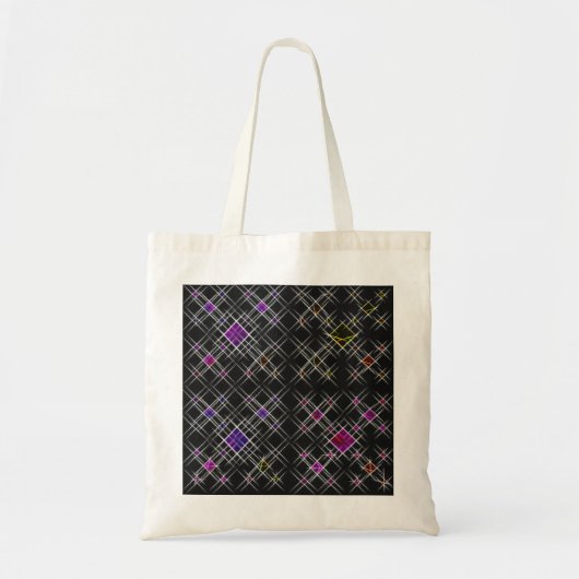 Diamanten und Crosses Budget Tote Bag Tragetasche (Vorne)