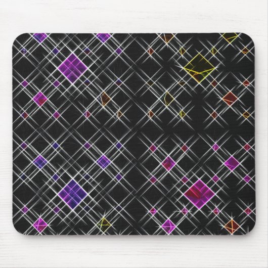 Diamanten und Crosses Mouse Pad Mousepad (Vorne)