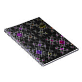 Diamanten und Crosses SpiralNotebook Notizblock (Rechte Seite)