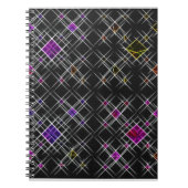 Diamanten und Crosses SpiralNotebook Notizblock (Vorderseite)