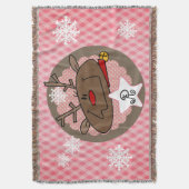 Diamanten und Dots-Rentierfass Decke (Vorderseite Vertikal)