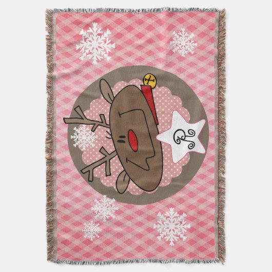 Diamanten und Dots-Rentierfass Decke (Vorderseite Vertikal)