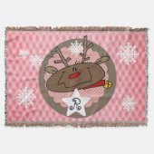 Diamanten und Dots-Rentierfass Decke (Vorderseite)