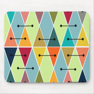 Diamanten und Dreiecke Mousepad