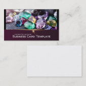 Diamanten und Edelsteine Visitenkarte (Vorne/Hinten)