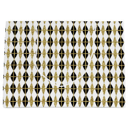 Diamanten und Gold Grid Große Geschenktüte