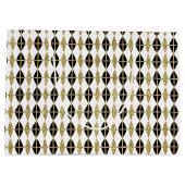 Diamanten und Gold Grid Große Geschenktüte (Rückseite)