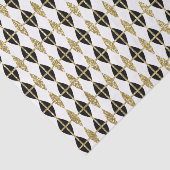 Diamanten und Gold Grid Seidenpapier (Ausschnitt)