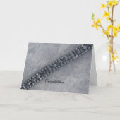 Diamanten und Pelz-Glückwunschkarte Karte (Gelbe Blume)