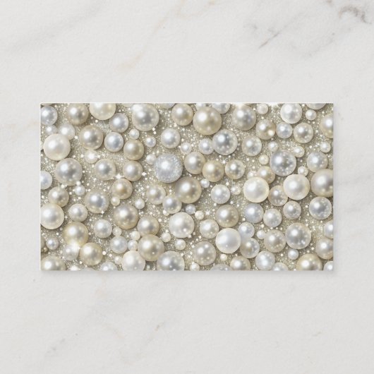 Diamanten und Perlen Wie viele Kisses Bridal Spiel Begleitkarte (Rückseite)