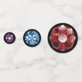 Diamanten und Rhinestone Konfetti (Vorderseiten)