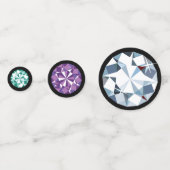 Diamanten und Rhinestone Konfetti (Rückseiten)