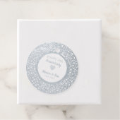 Diamanten und Silberherz Geschenkanhänger (Mit Box)