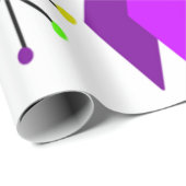 Diamanten und Sternexplosionen Geschenkpapier (Rolleneckpunkt)