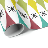 Diamanten und Sternexplosionen Geschenkpapier (Rolleneckpunkt)