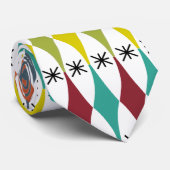 Diamanten und Sternexplosionen Krawatte (Gerollt)