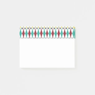 Diamanten und Sternexplosionen Post-it Klebezettel