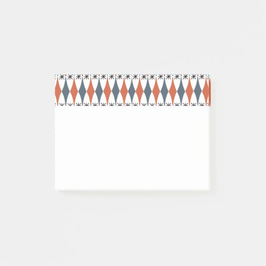 Diamanten und Sternexplosionen Post-it Klebezettel (Vorderseite)