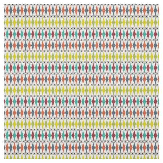 Diamanten und Sternexplosionen Stoff (Muster)