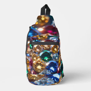 Diamanten vieler Farben Crossbody Bag