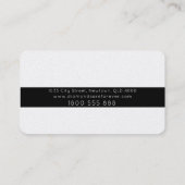 Diamanten-Visitenkarte Visitenkarte (Rückseite)