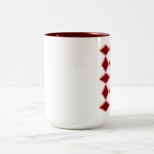 Diamanten Zweifarbige Tasse (Mittel)