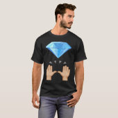 Diamantene Hände 2 T-Shirt (Vorne ganz)