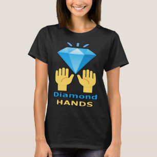 Diamantene Hände Aktienhändler und Investoren kau T-Shirt