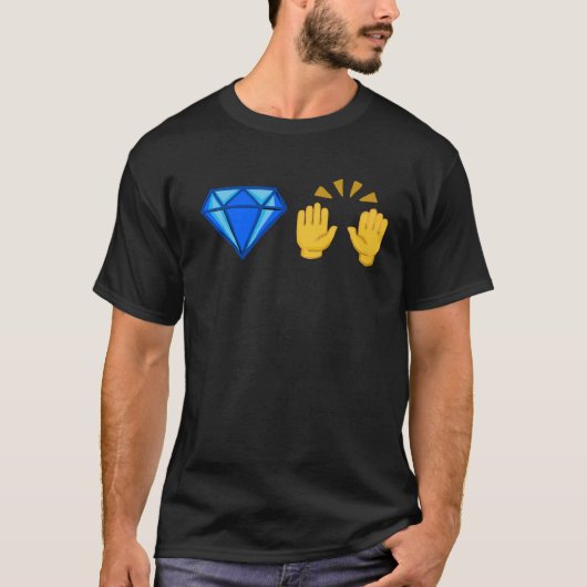 Diamantene Hände Börsenhändler T-Shirt (Vorderseite)