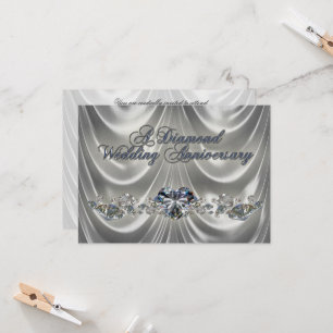 Diamantene Hochzeit 60. Hochzeitstag Einladung
