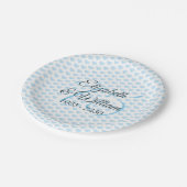 Diamantene Hochzeitstagsfeier Pappteller (Schrägansicht)