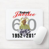 Diamantene Jubiläum 1952-2012 Mousepad (Mit Mouse)