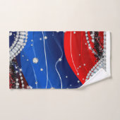 Diamantenglanz Luxushintergrund Handtuch (Handtuch)