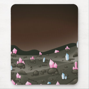 Diamantenmine Mousepad