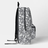 Diamantenmuster - Abstraktes Polygon Bedruckter Rucksack (Links)