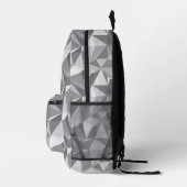 Diamantenmuster - Abstraktes Polygon Bedruckter Rucksack (Rechts)