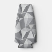 Diamantenmuster - Abstraktes Polygon Flaschenkühler (Vorderseite)